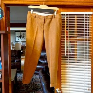 J Crew herringbone wool (fully lined) cafe capri